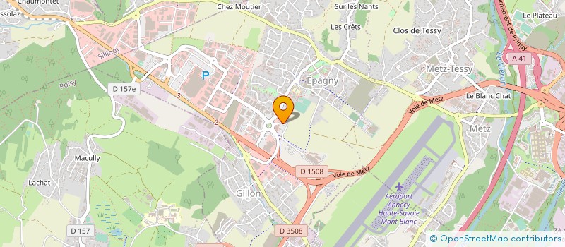 localisation de l'entreprise SCI PLEIN SUD  EPAGNY METZ-TESSY