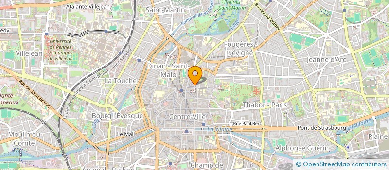 localisation de l'entreprise SCI PLEIN SUD  RENNES