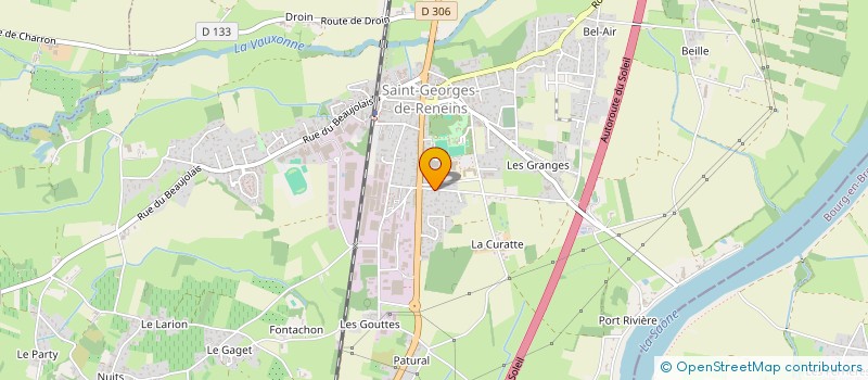 localisation de l'entreprise SCI PLEIN SUD  SAINT-GEORGES-DE-RENEINS