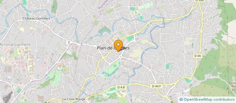 localisation de l'entreprise SCI PLEIN SUD MEDICAL  PLAN-DE-CUQUES