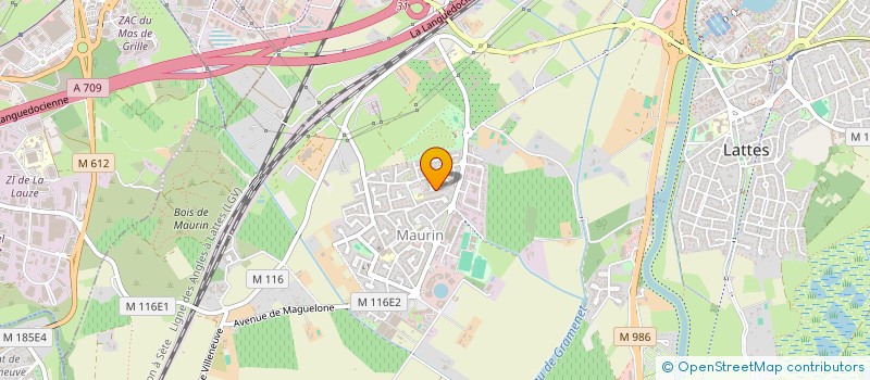 localisation de l'entreprise SCI PLEINEST  LATTES