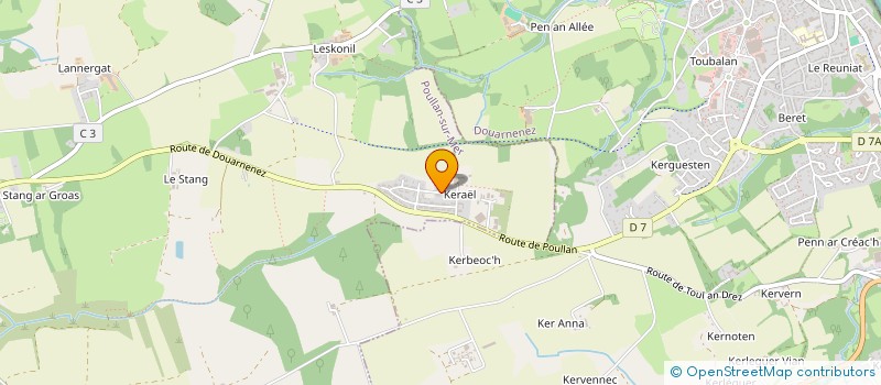 localisation de l'entreprise SCI PLEMIF  POULLAN-SUR-MER