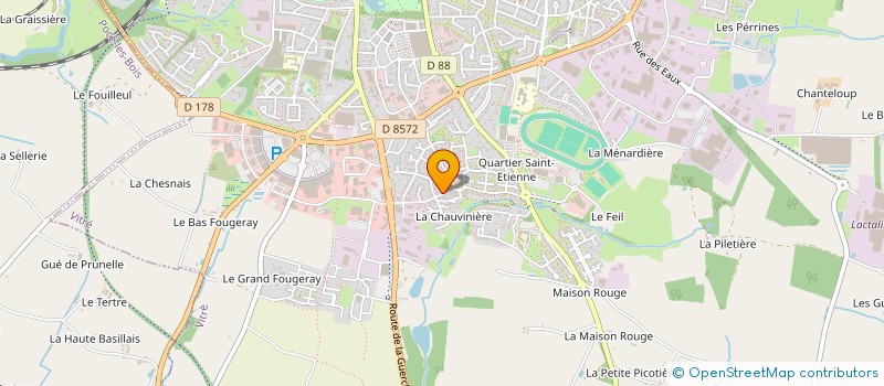 localisation de l'entreprise SCI PLEMSTEDT  VITRE