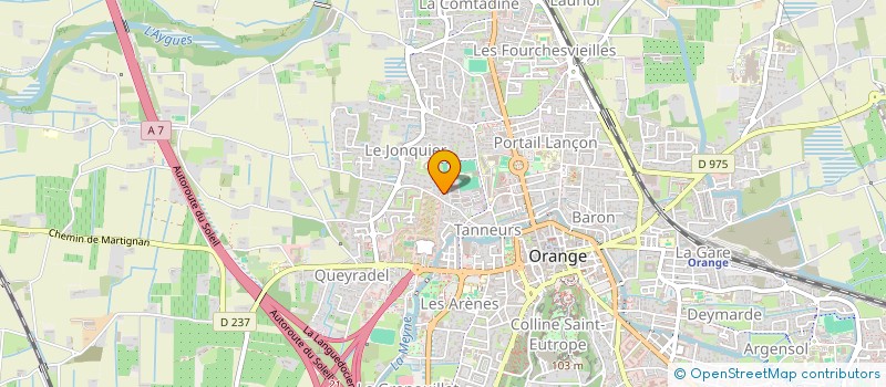 localisation de l'entreprise SCI PLENET  ORANGE