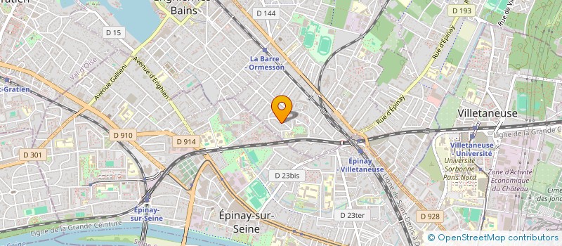 localisation de l'entreprise SCI PLENITUDE  DEUIL-LA-BARRE