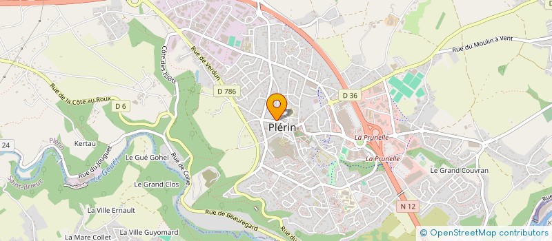 localisation de l'entreprise SCI PLERIC  PLERIN