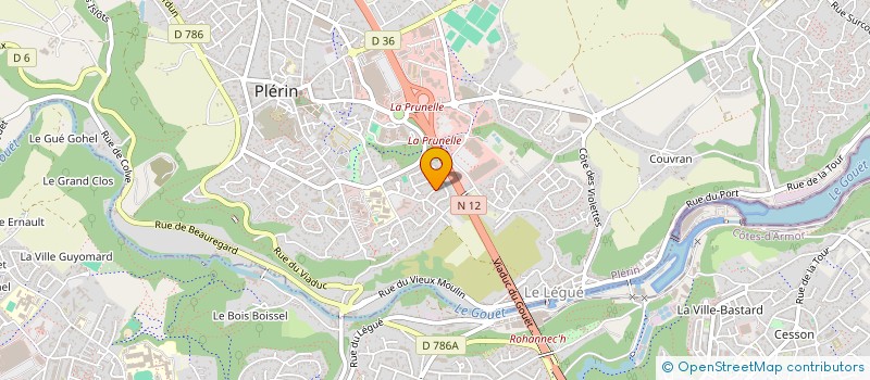 localisation de l'entreprise SCI PLERIN  PLERIN