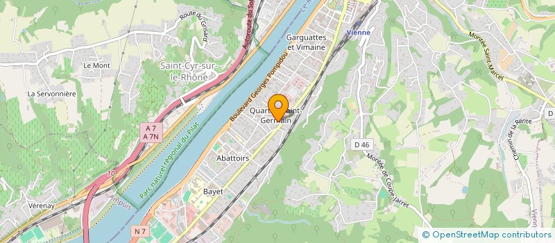 localisation de l'entreprise SCI PLES  VIENNE