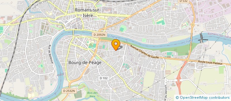 localisation de l'entreprise SCI PLESNA  BOURG-DE-PEAGE