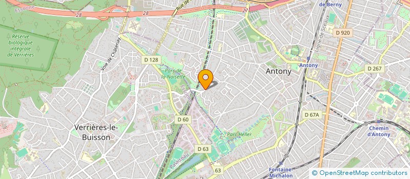 localisation de l'entreprise SCI PLESSI à ANTONY