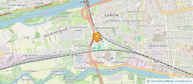localisation de l'entreprise SCI PLESSIS-LES-TOURS à MONTLOUIS-SUR-LOIRE