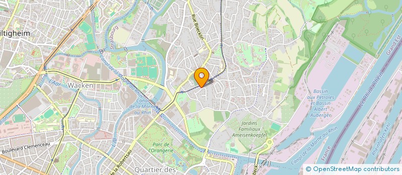 localisation de l'entreprise SCI PLESTHEIM à STRASBOURG