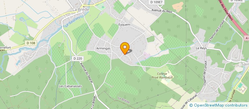 localisation de l'entreprise SCI PLEUR OTIZ GONE  LA BREDE