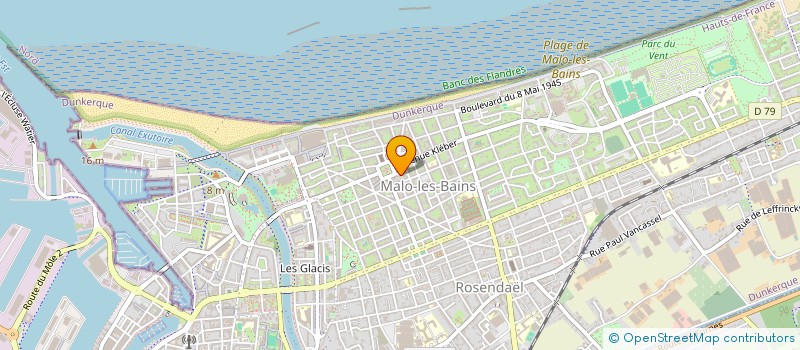 localisation de l'entreprise SCI PLEVERT IMMO à DUNKERQUE