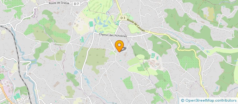 localisation de l'entreprise SCI PLEYEL  CHATEAUNEUF-GRASSE