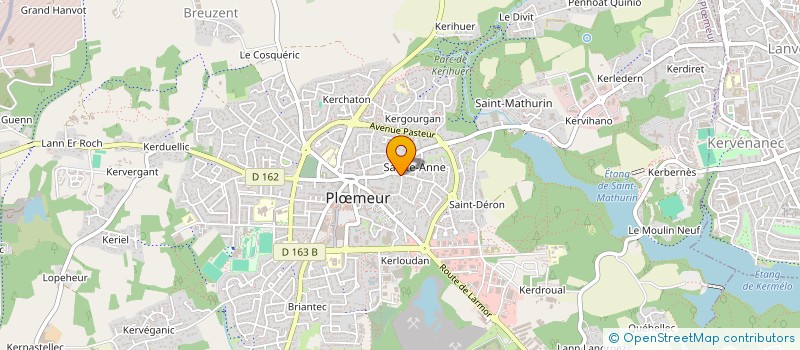 localisation de l'entreprise SCI PLF à PLOEMEUR