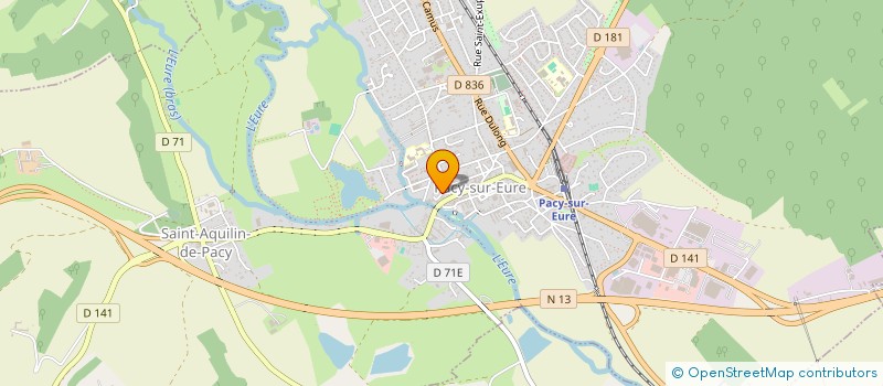 localisation de l'entreprise SCI PLFR  PACY-SUR-EURE