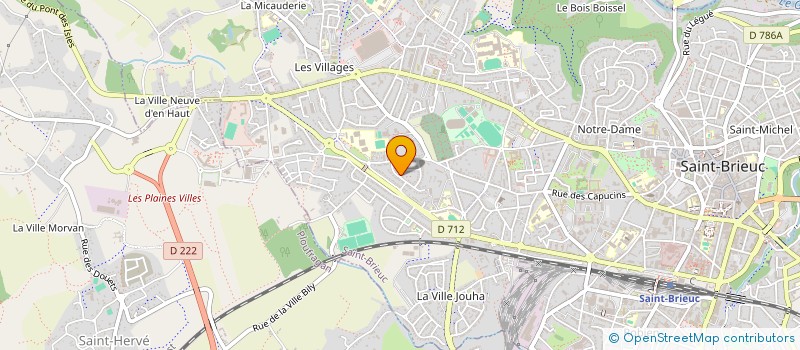 localisation de l'entreprise SCI PLG 22 à SAINT-BRIEUC