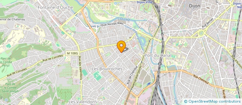localisation de l'entreprise SCI PLG  DIJON
