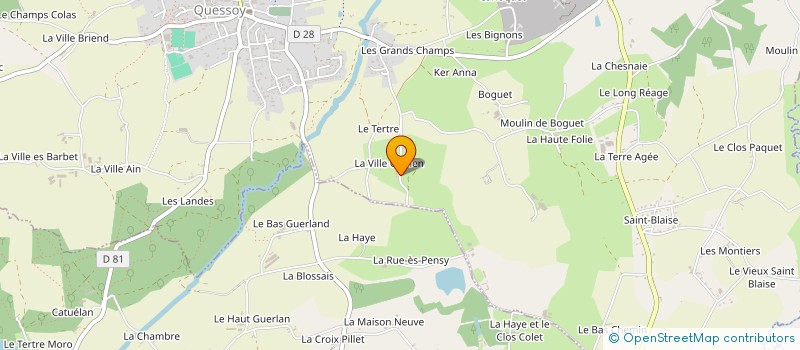 localisation de l'entreprise SCI PLH ESPAGNE à QUESSOY