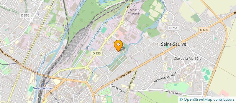 localisation de l'entreprise SCI PLI  VALENCIENNES