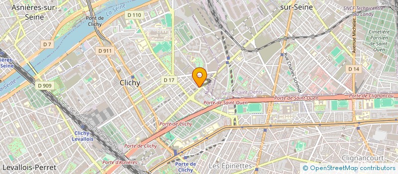 localisation de l'entreprise SCI PLI MARTRE à CLICHY
