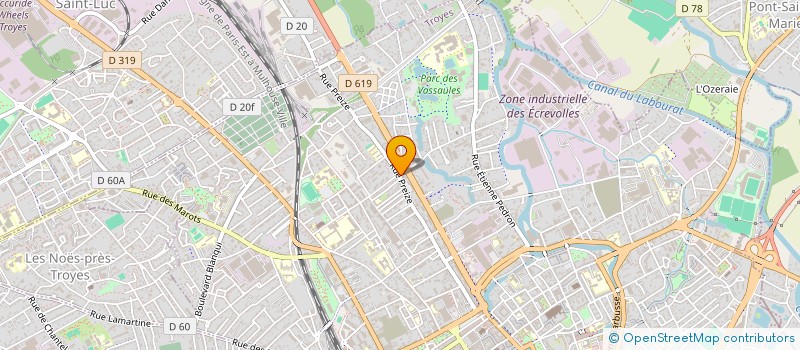 localisation de l'entreprise SCI PLIFER à TROYES