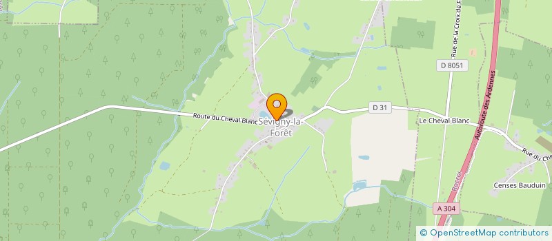 localisation de l'entreprise SCI PLIM  SEVIGNY-LA-FORET