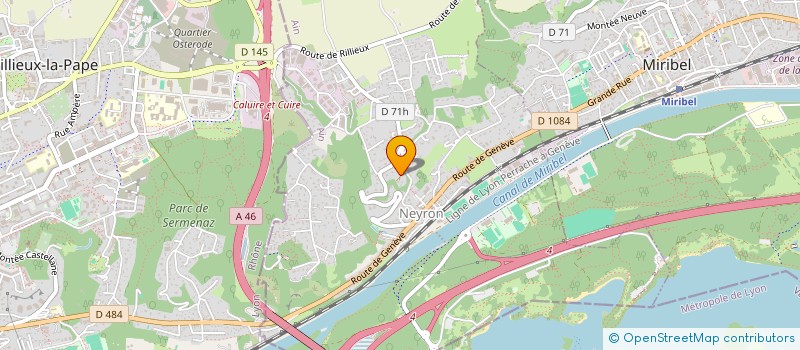 localisation de l'entreprise SCI PLIM  NEYRON