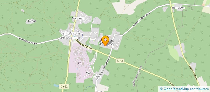 localisation de l'entreprise SCI PLINDEPIN à VIELLE-SAINT-GIRONS