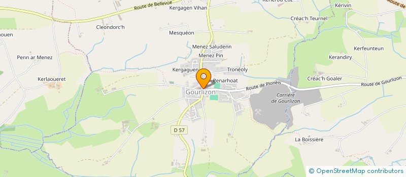 localisation de l'entreprise SCI PLIQUET  GOURLIZON