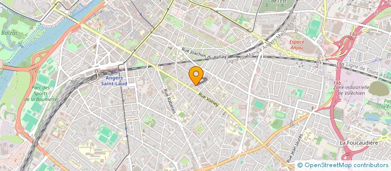 localisation de l'entreprise SCI PLISE à ANGERS