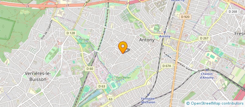 localisation de l'entreprise SCI PLISSEG à ANTONY