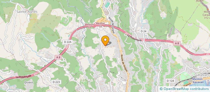 localisation de l'entreprise SCI PLIVARD - VIGNOT à MENTON