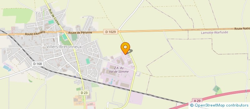 localisation de l'entreprise SCI PLIX à VILLERS-BRETONNEUX