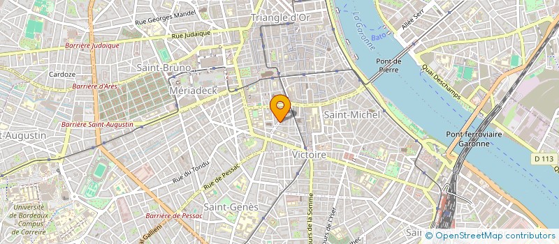 localisation de l'entreprise SCI PLL  3-5  BORDEAUX