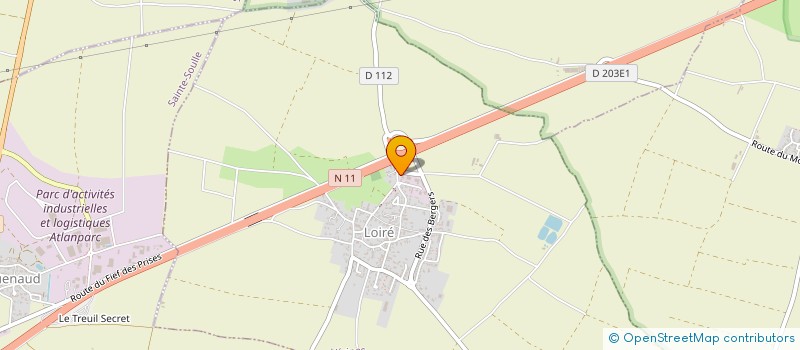 localisation de l'entreprise SCI PLM 1  VERINES