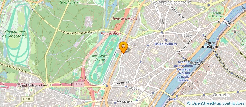 localisation de l'entreprise SCI PLM  PARIS