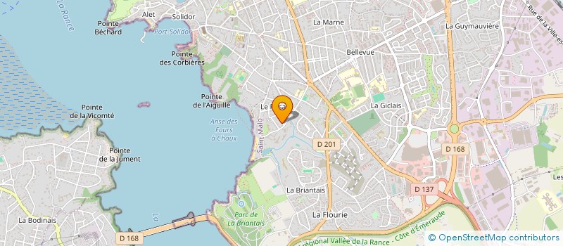 localisation de l'entreprise SCI PLM  SAINT-MALO