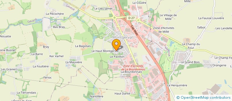 localisation de l'entreprise SCI PLM  LA MEZIERE