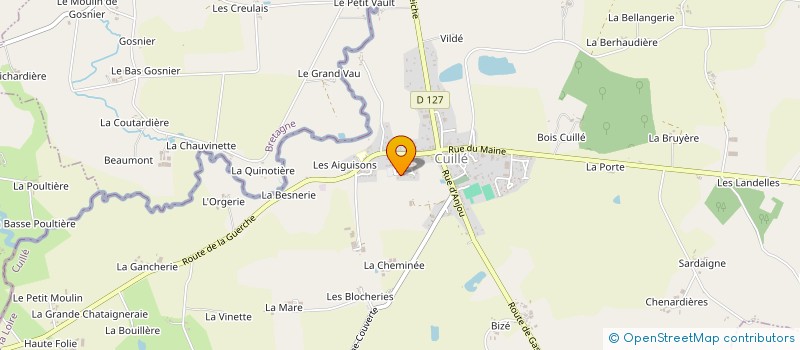 localisation de l'entreprise SCI PLM  CUILLE