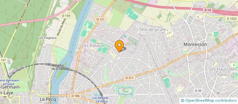 localisation de l'entreprise SCI PLM BLOIS  LE VESINET