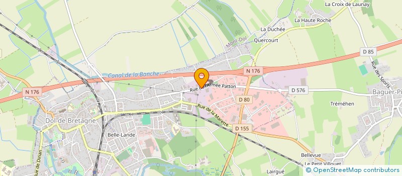 localisation de l'entreprise SCI PLM IMMO  DOL-DE-BRETAGNE