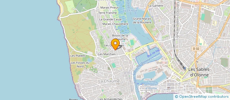 localisation de l'entreprise SCI PLMB à LES SABLES D'OLONNE