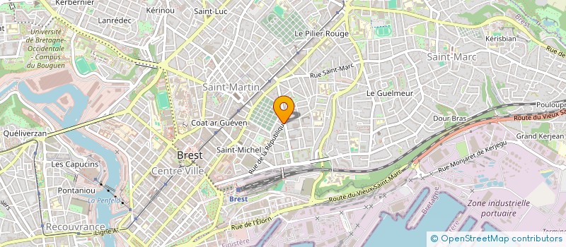 localisation de l'entreprise SCI PLMT  BREST