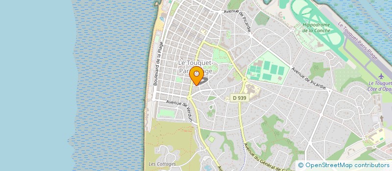 localisation de l'entreprise SCI PLMV à LE TOUQUET-PARIS-PLAGE