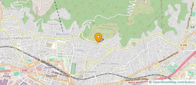 localisation de l'entreprise SCI PLMX  TOULON