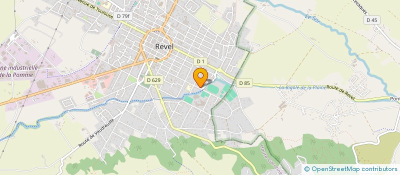 localisation de l'entreprise SCI PLO DE L'AUTAN  REVEL