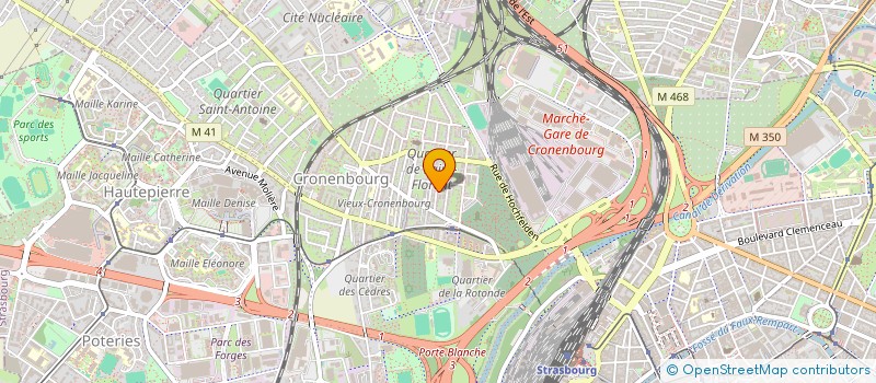 localisation de l'entreprise SCI PLOBSCI  STRASBOURG