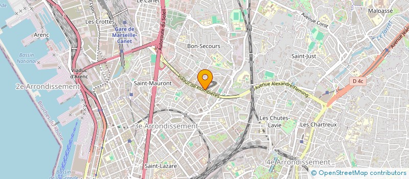 localisation de l'entreprise SCI PLOMBIERES à MARSEILLE